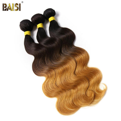 10A Ombre Body Wave Hair 1b/4#/27#