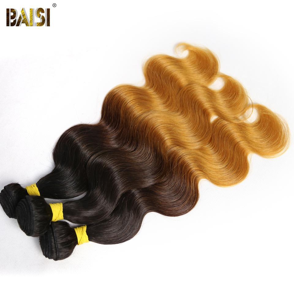 10A Ombre Body Wave Hair 1b/4#/27#