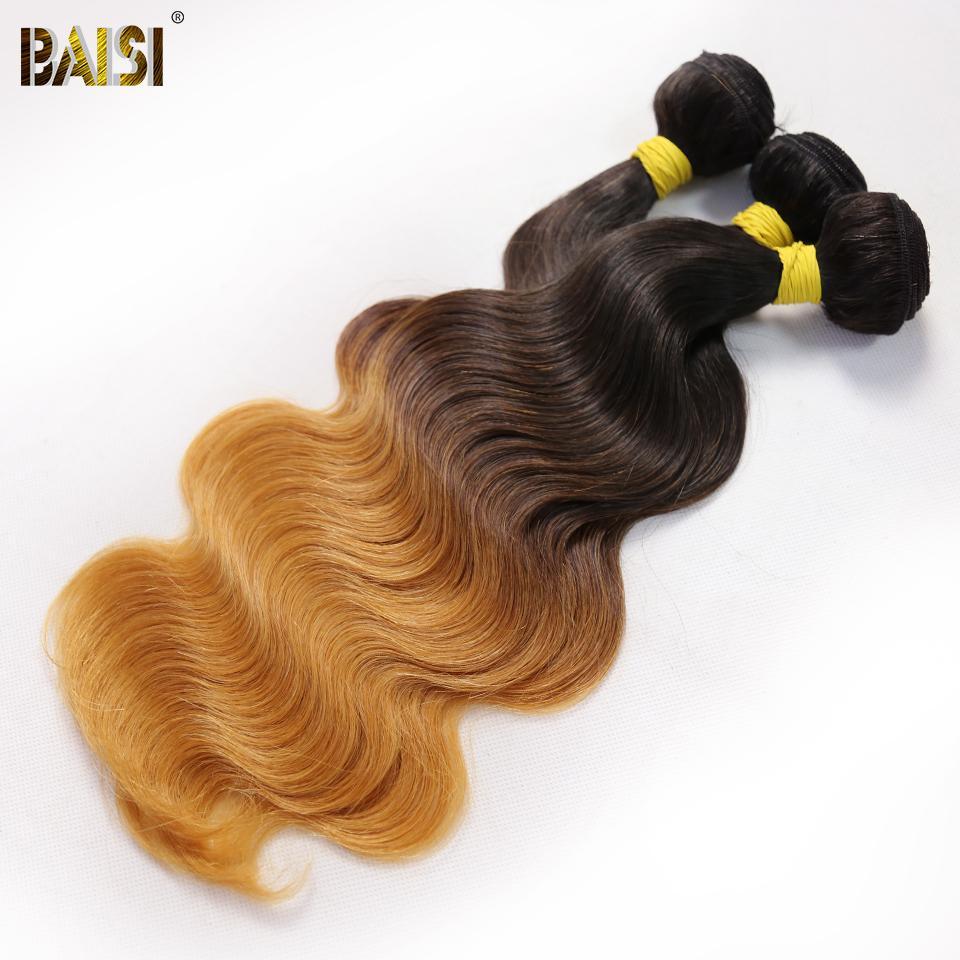 10A Ombre Body Wave Hair 1b/4#/27#