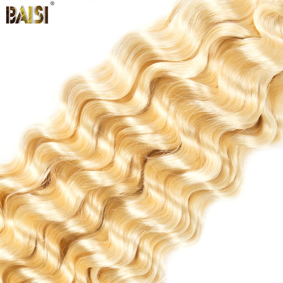 Eurasian Blonde 613# Deep Wave Human Hair 10A Grade