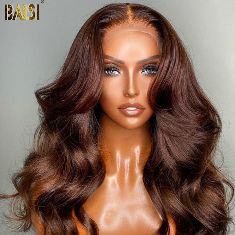 BAISI Chestnut Brown Loose Wave 5x5 Wig