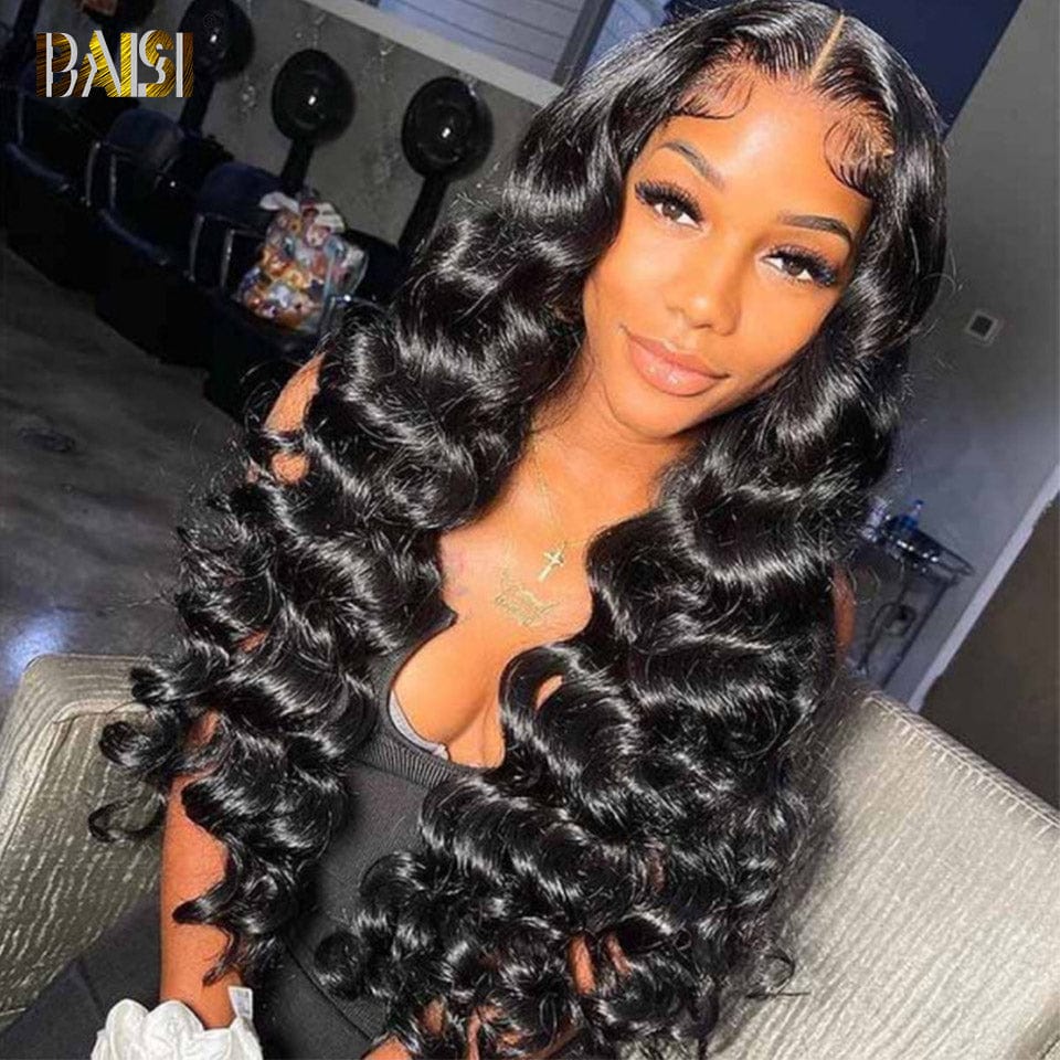 BAISI 10A Hair Weave Brazilian Virgin Hair Loose Wave