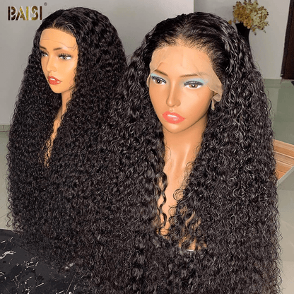 BAISI 10A Curly Lace Wig