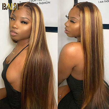 BAISI Piano Color Straight Hair Wig