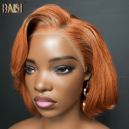 BAISI 250% Ginger Color Lace BoB Wig