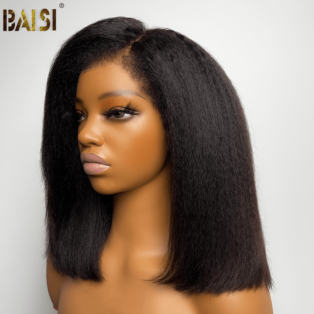 BAISI 250% Kinky Straight BoB Wig