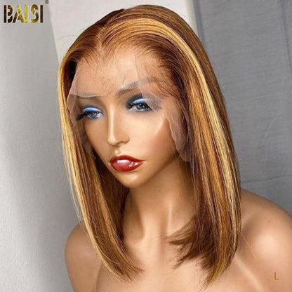 BAISI #4Mix27 Color Bob Lace Wig