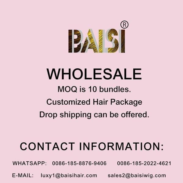 BAISI 613# Blonde Bob Wig Straight wig