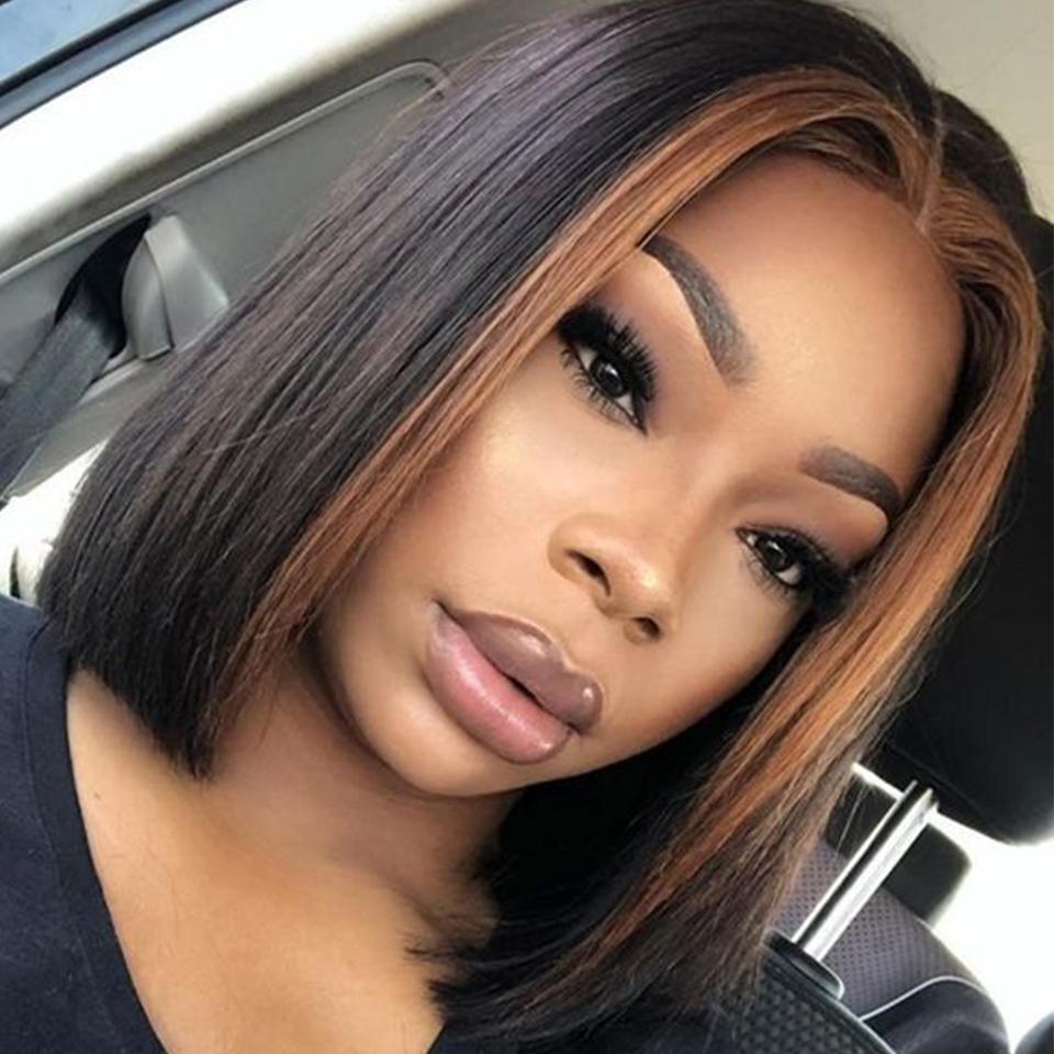 BAISI Highlight Honey Blonde Bob Wig