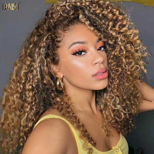 BAISI Sexy Color Curly Wig