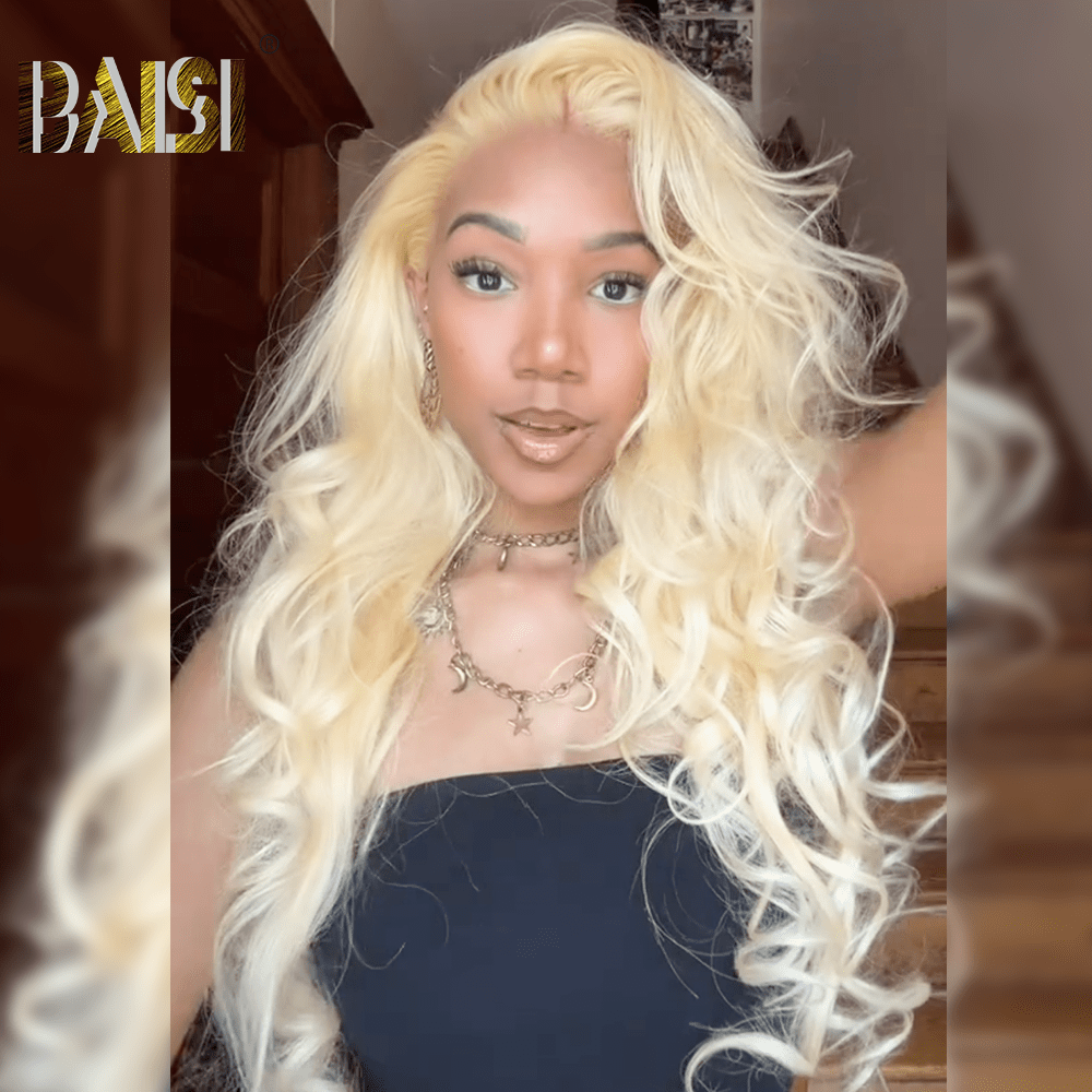 BAISI Sexy Blonde Wavy Wig For Girls