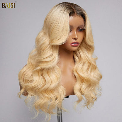 BAISI Color 1B Blonde #613 Body Wave Top Quality Customized Wig