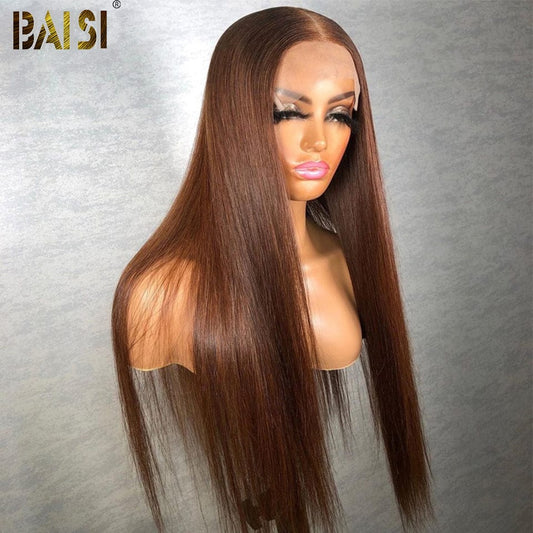 BAISI Color4# Elegant Top Quality Customized Wig