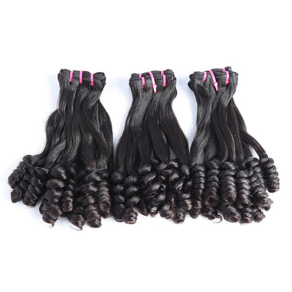 Top Grade Double Drawn 100% Virgin Hair Flower Curl Fumi Hair