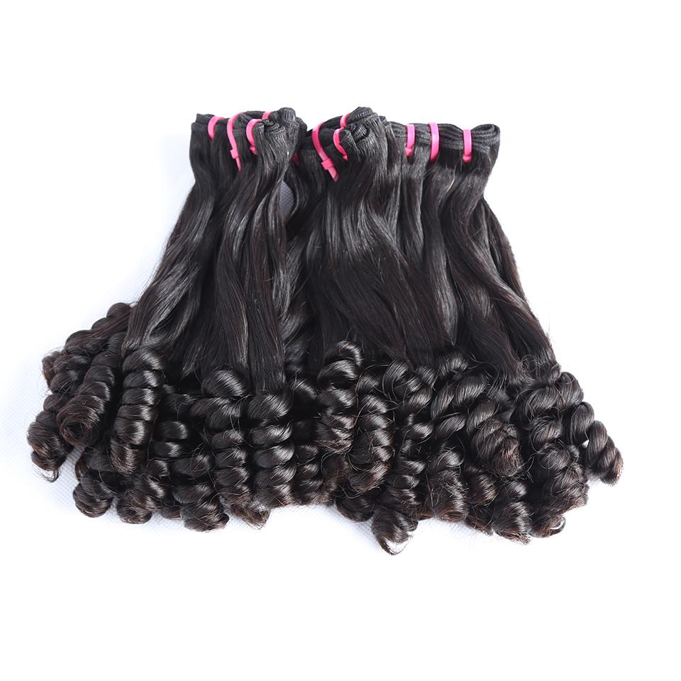 Top Grade Double Drawn 100% Virgin Hair Flower Curl Fumi Hair