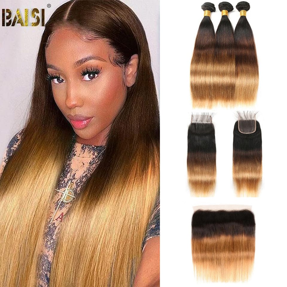 BAISI  1b/4/27 Straight Bundles with Closure / Frontal