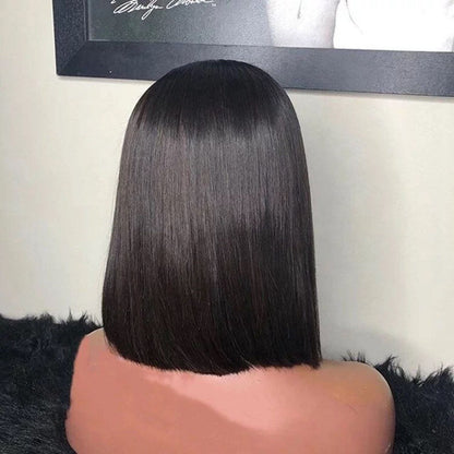 BAISI HD Straight Bob Wig 100% Human Hair