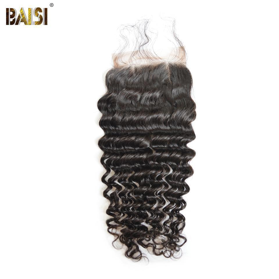 BAISI 10A Deep Wave Lace Closure