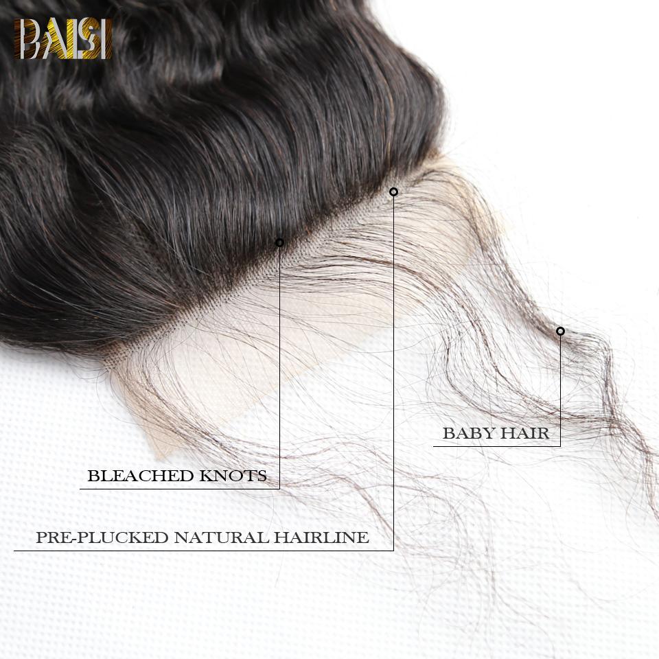 BAISI 10A Curly Lace Closure