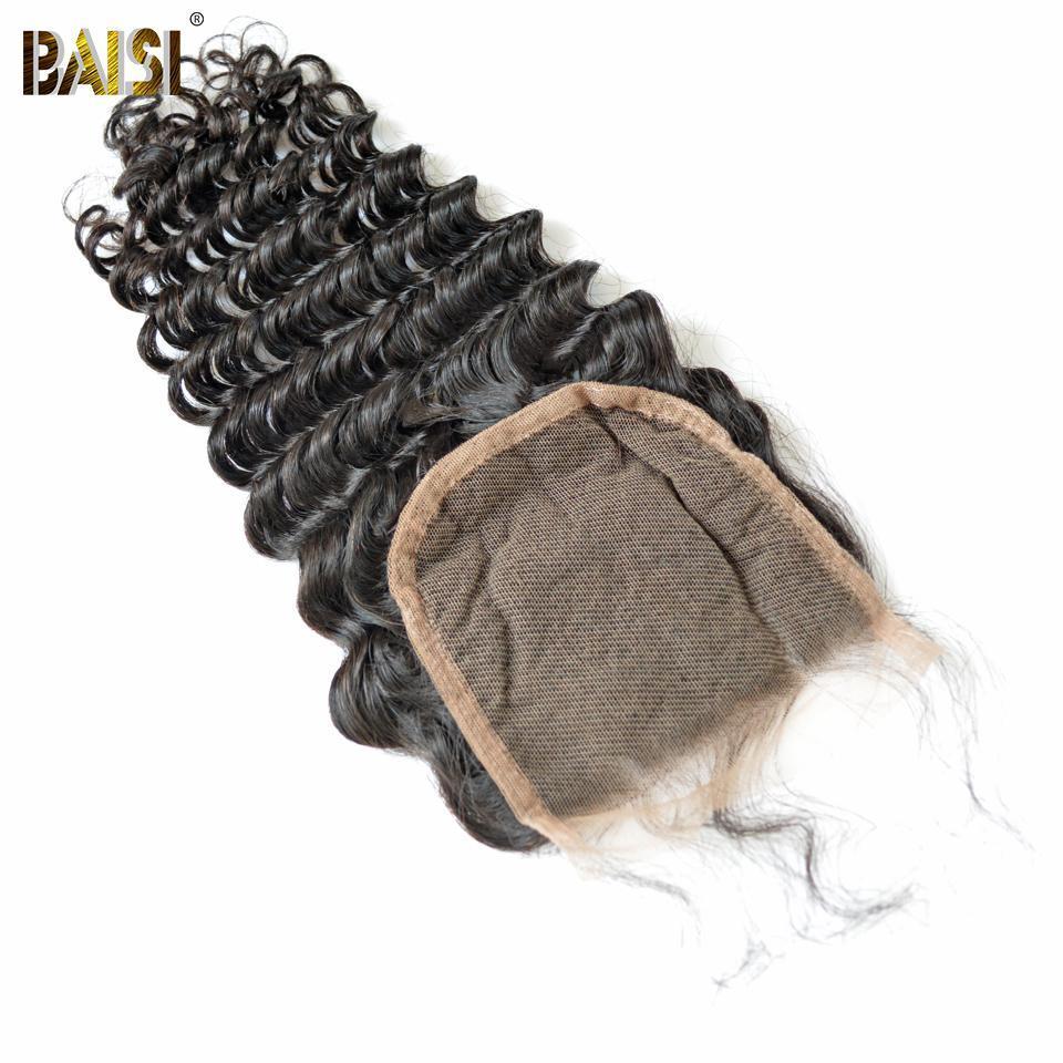 BAISI 10A Deep Wave Lace Closure