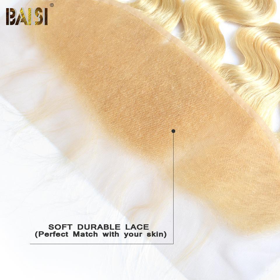 BAISI 10A Blonde #613 Body Wave Lace Frontal 13x4