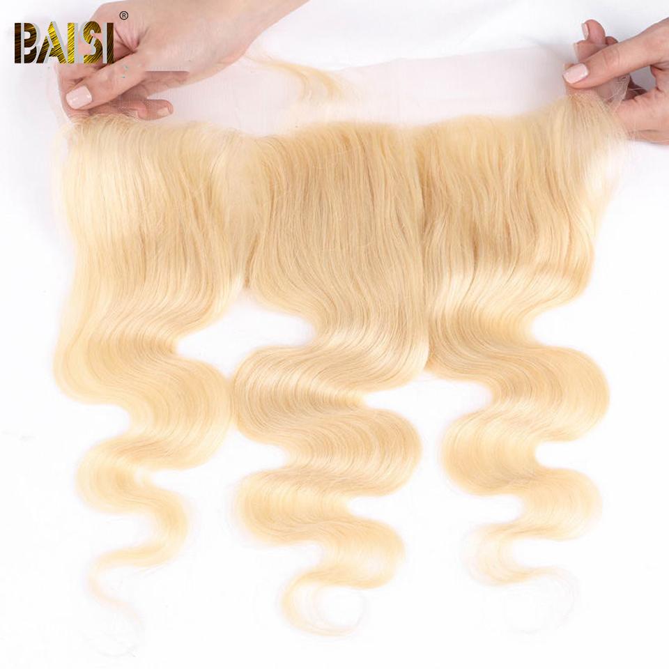 BAISI 10A Blonde #613 Body Wave Lace Frontal 13x4