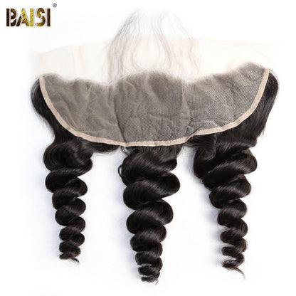 BAISI 10A 100% Virgin Hair Loose Wave Lace Frontal