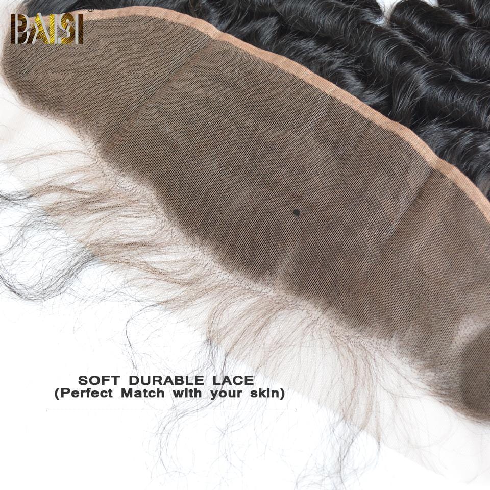 BAISI 10A 100% Virgin Hair Loose Wave Lace Frontal