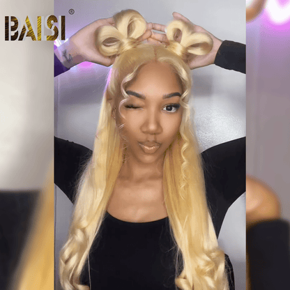 BAISI Sexy Blonde Straight Wig For Girls