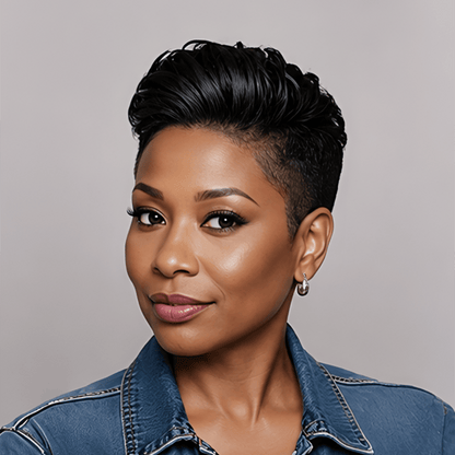 13X4 Lace Pixie Short Cut Wig For Black Women