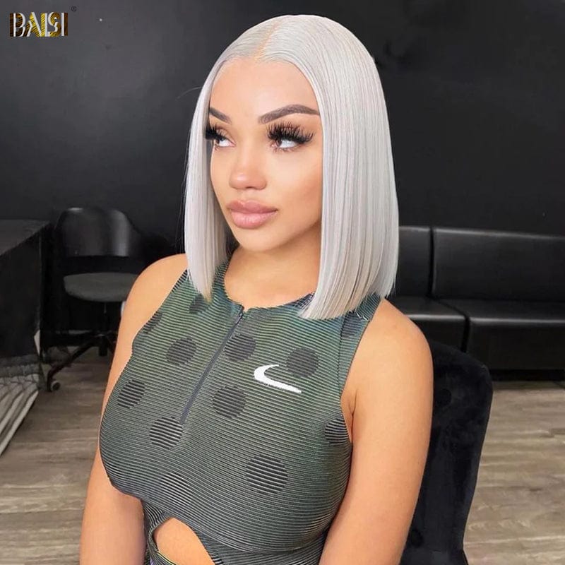 Baisi T Part Color BoB  Lace Wig