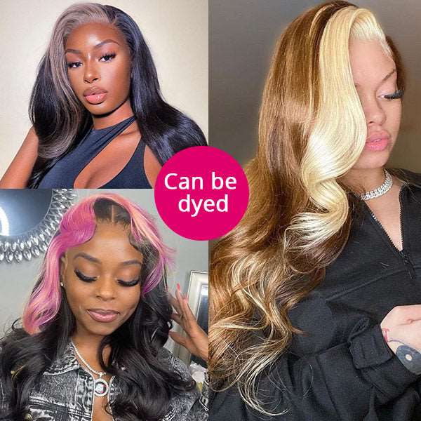 Black and Blonde Bundles with Closure Ombre Body Wave Hair with 4x4 Lace Closure - Healthier Me Beauty, LLC