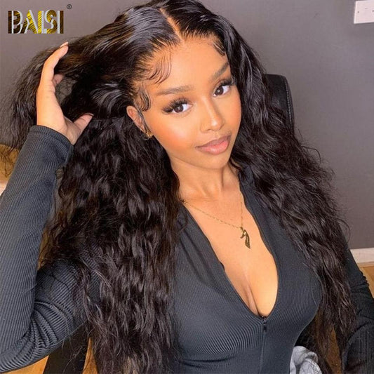 BAISI  4*4 HD Closure Wig Human Hair Wig