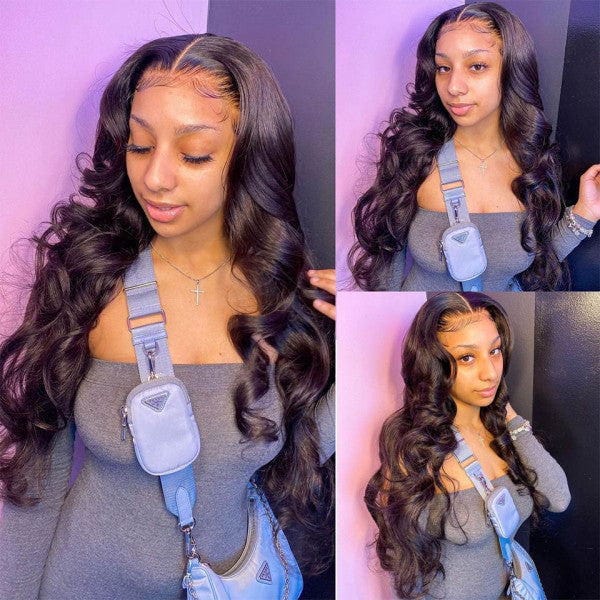 BAISI 12A 6x6 HD Undetectable Lace Closure Wig