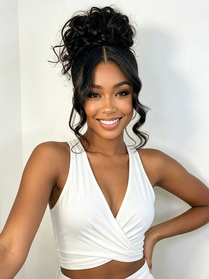 Pre-Styled Body Wave 360 Lace Front Wig Invisi Strap