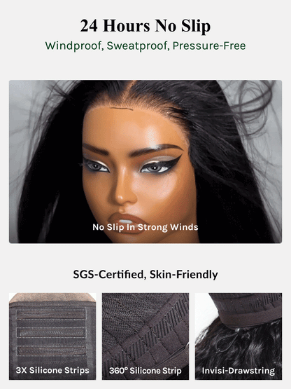 Yaki Straight Put On and Go Glueless Lace