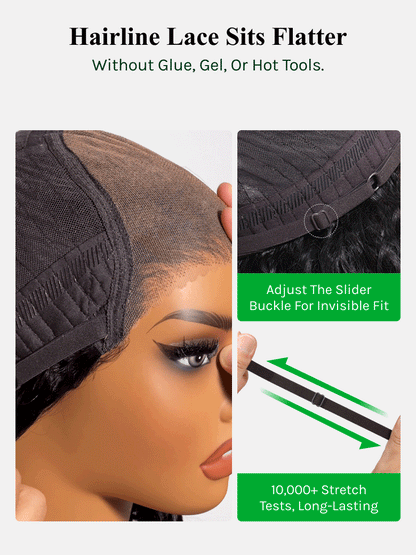 Yaki Straight Put On and Go Glueless Lace