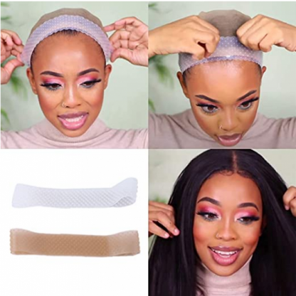 Flash Deal Silicone Band For Wig 22Cm Wig Grip Headband Silicone Headband With Grips High Elasticity Rubber Hair Band