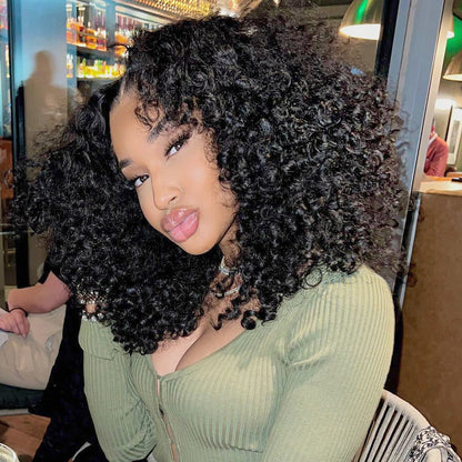 Sprial Curl 7x5 Pre Everything Bob Wig Pre Cut Lace Glueless Human Hair Wig