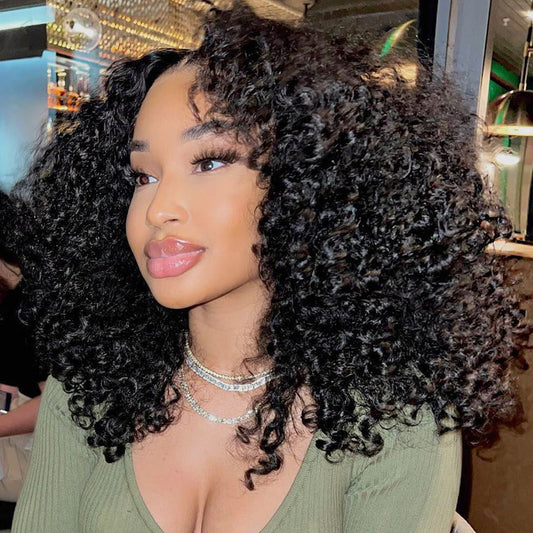Sprial Curl 7x5 Pre Everything Bob Wig Pre Cut Lace Glueless Human Hair Wig