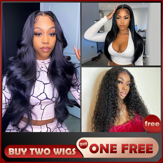 Baisi 1 22 inch Lace Wig+1 24 inch Lace Wig+1 Free 20 inch Lace Wig=$429