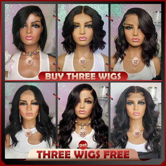 Baisi Buy Three Wigs Get Three Wigs Free Deal No.2