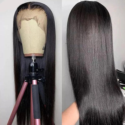 13x2 Frontal Wig Virgin Straight Lace Front Wig HD Human Hair Lace Wigs 32 Inch - Healthier Me Beauty, LLC