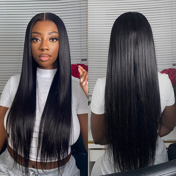 VIP Discount | 360 Lace Pre-Plucked Long Wig 100% Human Hair (Body Wave / Straight)