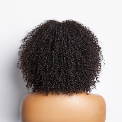 Points Rewards | Ready To Go Bouncy Jerry Curl Glueless Minimalist Lace Wig With Bangs