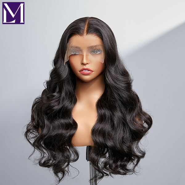 【18 inches = $239.9】200% Mega Density | Natural Black Body Wave 5x5 Closure Lace Glueless Long Wig 100% Human Hair