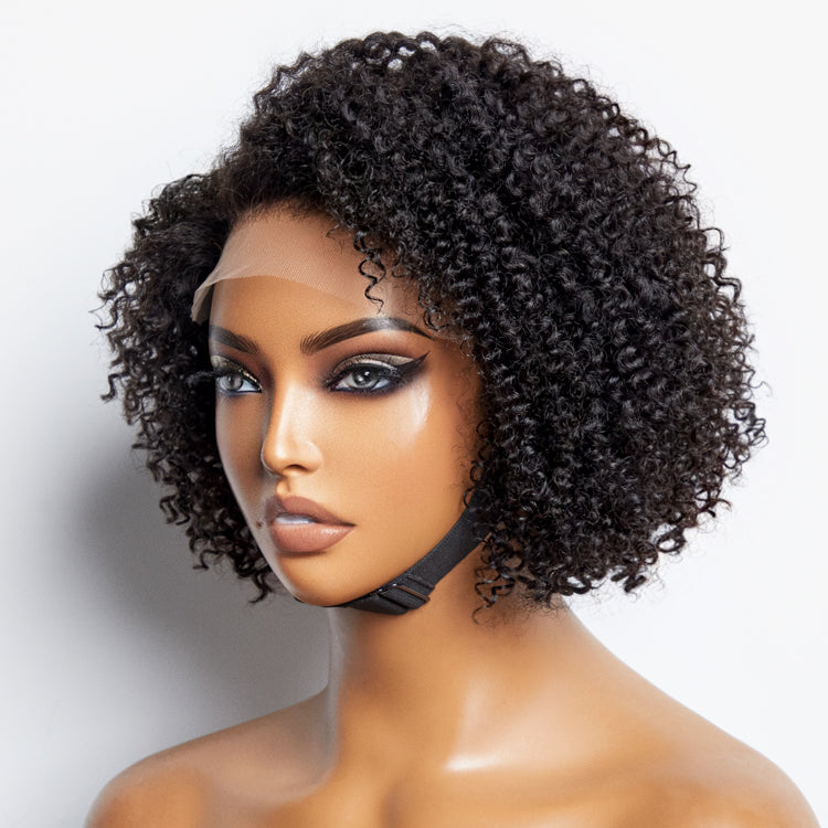 Ready To Go Side Part Jerry Curls Glueless 5x5 Closure Lace Wig Light Weight