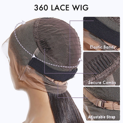 Win Back | Water Wave 360 Lace Long Wig 100% Human Hair Pre-bleached & Pre-plucked