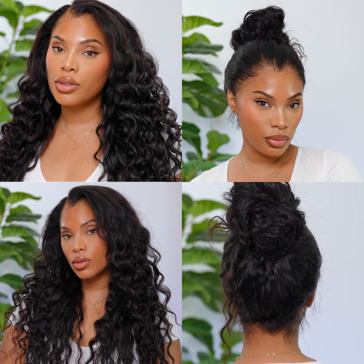 Win Back | Water Wave 360 Lace Long Wig 100% Human Hair Pre-bleached & Pre-plucked