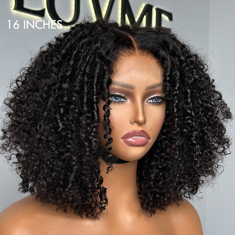 Exclusive Discount | Gorgeous Natural Coily Curl Glueless 5x5 Closure HD Transparent Lace Wig Breathable Cap